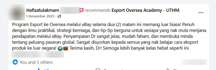 Screenshot review Facebook